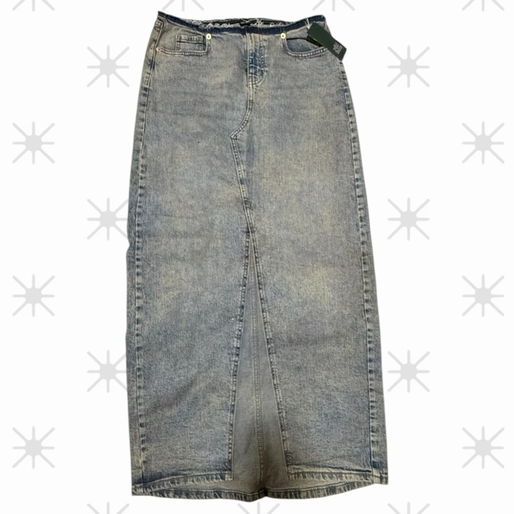 Wild Fable Women's Denim Maxi Skirt Sz 6R
